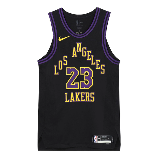 Nike Dri-FIT ADV LeBron James Los Angeles Lakers 2023/24 City Edition Authentic Jersey 'Black'