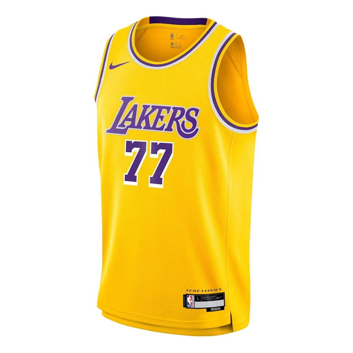 Nike Luka Dončič Los Angeles Lakers Icon Edition Swingman Jersey – Amarillo
