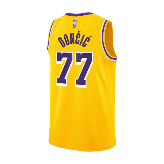 Nike Luka Dončič Los Angeles Lakers Icon Edition Swingman Jersey – Amarillo
