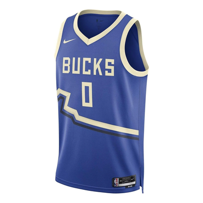 Nike Damian Lillard Milwaukee Bucks 2024/25 City Edition Swingman Jersey FQ4349-483