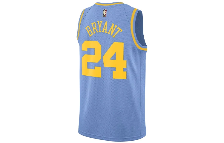 Nike NBA Kobe Bryant #24 Los Angeles Lakers Basketball Jersey Vest - Blue - AO2908-449