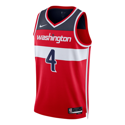 Nike NBA AJ Dybantsa Washington Wizards Icon Edition Dri-FIT Swingman Jersey – University Red