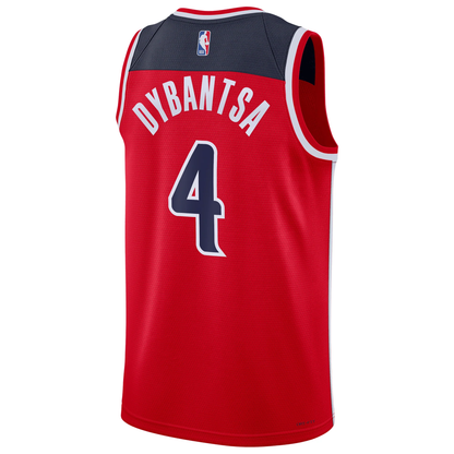 Nike NBA AJ Dybantsa Washington Wizards Icon Edition Dri-FIT Swingman Jersey – University Red