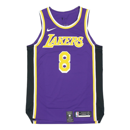 Nike NBA Kobe Bryant #8 Los Angeles Lakers Player Edition Basketball Jersey/Vest, Purple - AV1228-504