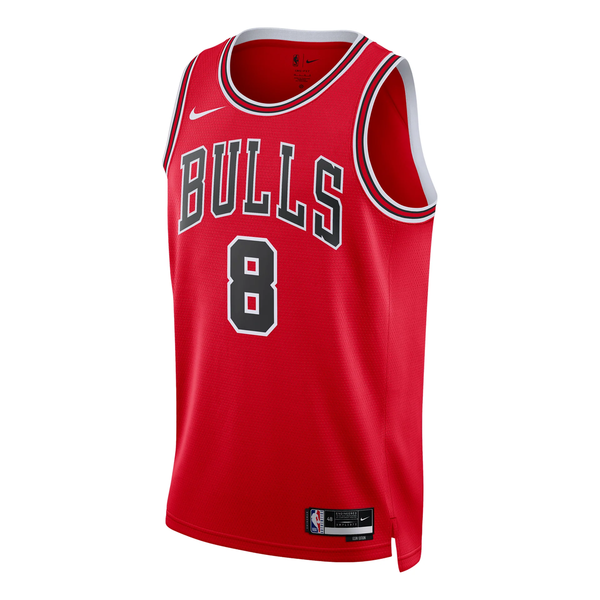 Nike NBA Caleb Wilson Chicago Bulls Icon Edition Dri-FIT Swingman Jersey – DN2000-671