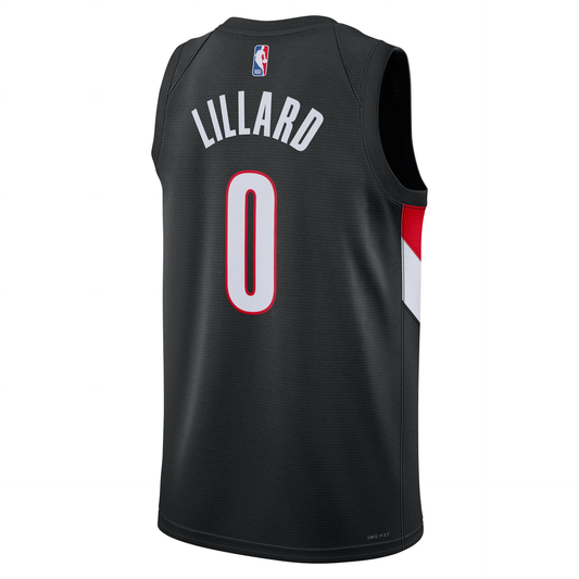Nike NBA Damian Lillard Portland Trail Blazers Icon Edition Dri-FIT Swingman Jersey – HM3990-017