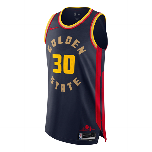 Nike Stephen Curry Golden State Warriors 2024/25 City Edition Authentic Jersey FQ4465-419