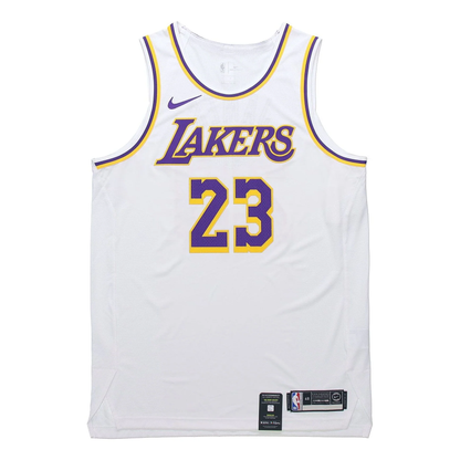 Nike NBA LeBron James Los Angeles Lakers VaporKnit Association Edition Jersey - White - AT4709-102