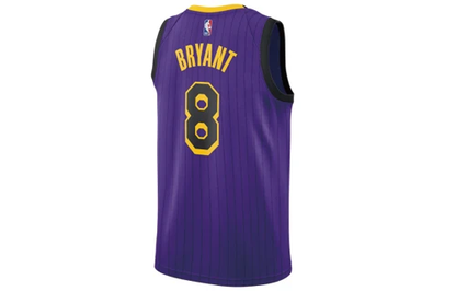 Nike NBA Kobe Bryant #8 Los Angeles Lakers 2018–19 Swingman Fan Edition Jersey - Purple - AV4270-504
