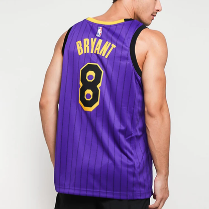 Nike NBA Kobe Bryant #8 Los Angeles Lakers 2018–19 Swingman Fan Edition Jersey - Purple - AV4270-504