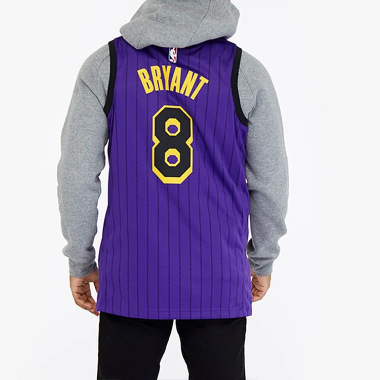 Nike NBA Kobe Bryant #8 Los Angeles Lakers 2018–19 Swingman Fan Edition Jersey - Purple - AV4270-504