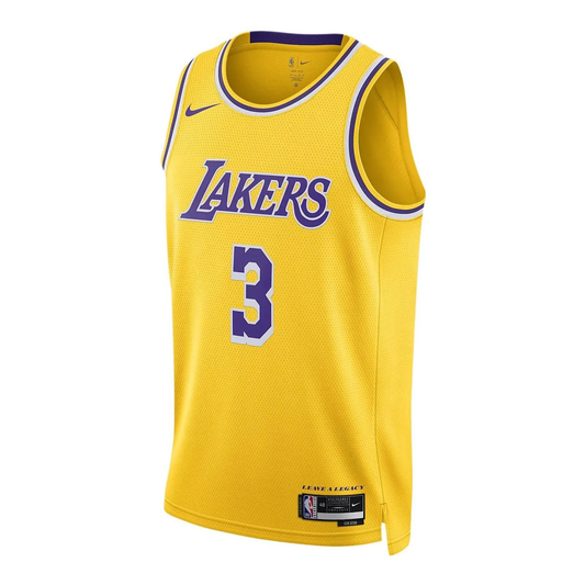 Nike Dri-FIT NBA Anthony Davis #3 Los Angeles Lakers 2022–23 Icon Edition Swingman Jersey DN2009-729