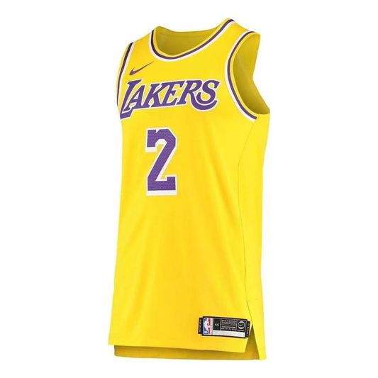 Nike NBA Los Angeles Lakers Lonzo Ball Engineered VK Jersey - Gold - AA7265-728