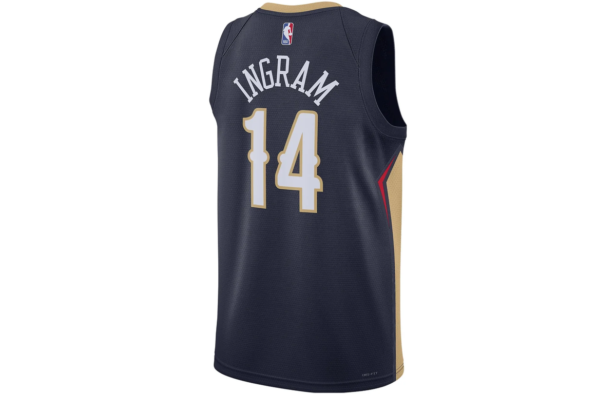 Nike NBA New Orleans Pelicans Brandon Ingram Icon Edition 2022/23 Swingman Jersey #14 - DN2014-420
