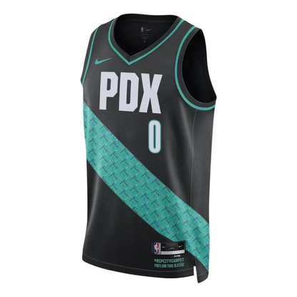 Nike Dri-FIT NBA Portland Trail Blazers Damian Lillard City Edition 2022/23 Swingman Jersey DO9608-010