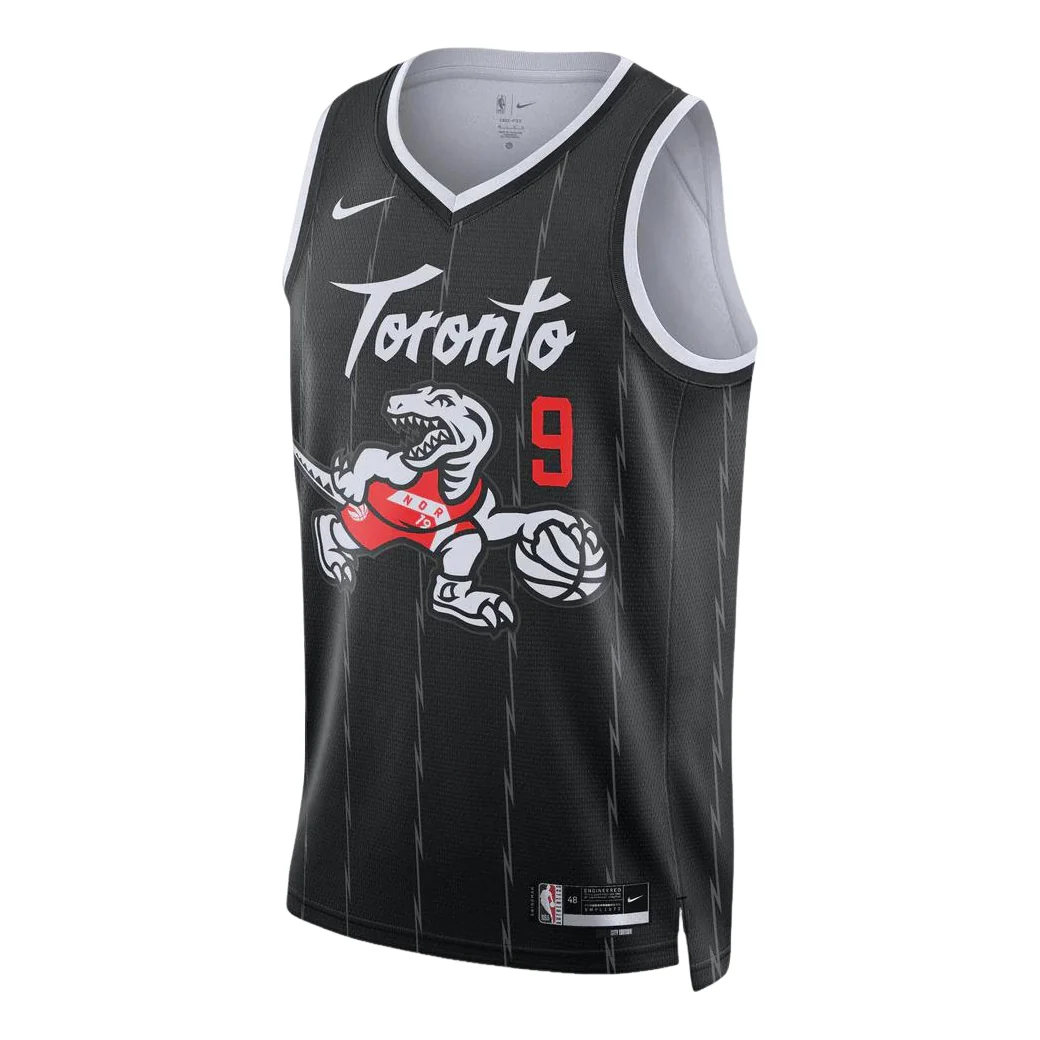 Nike NBA RJ Barrett Toronto Raptors City Edition Swingman Jersey – Black (#9) HM5997-012