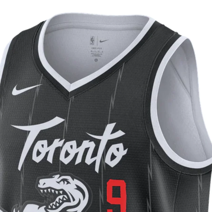 Nike NBA RJ Barrett Toronto Raptors City Edition Swingman Jersey – Black (#9) HM5997-012