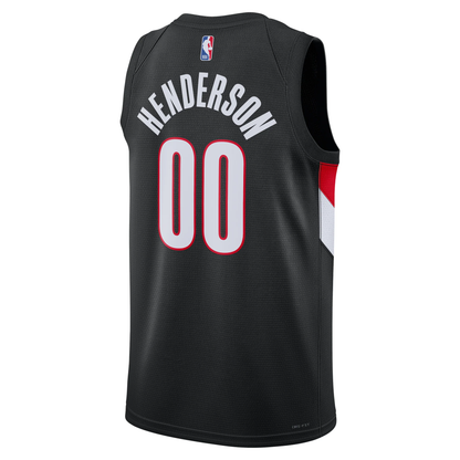 Nike NBA Scoot Henderson Portland Trail Blazers Icon Edition Dri-FIT Swingman Jersey – HM3990-012