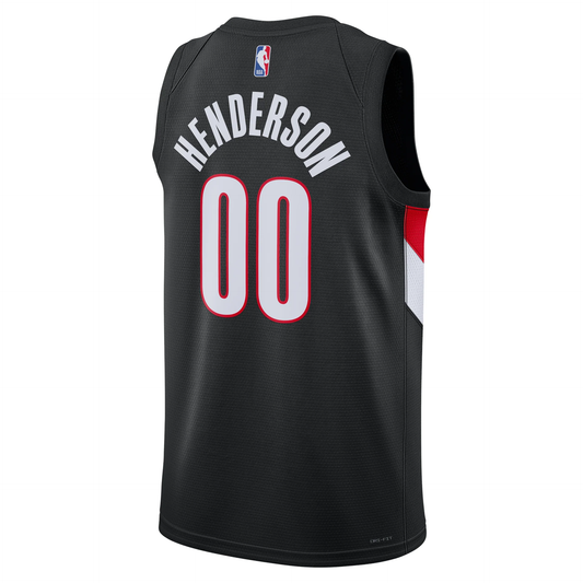 Nike NBA Scoot Henderson Portland Trail Blazers Icon Edition Dri-FIT Swingman Jersey – HM3990-012
