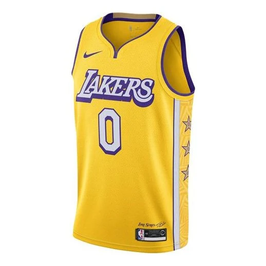 Nike NBA Kyle Kuzma #0 Los Angeles Lakers 2019–20 Lore Series Swingman Jersey - Yellow - AV4646-728