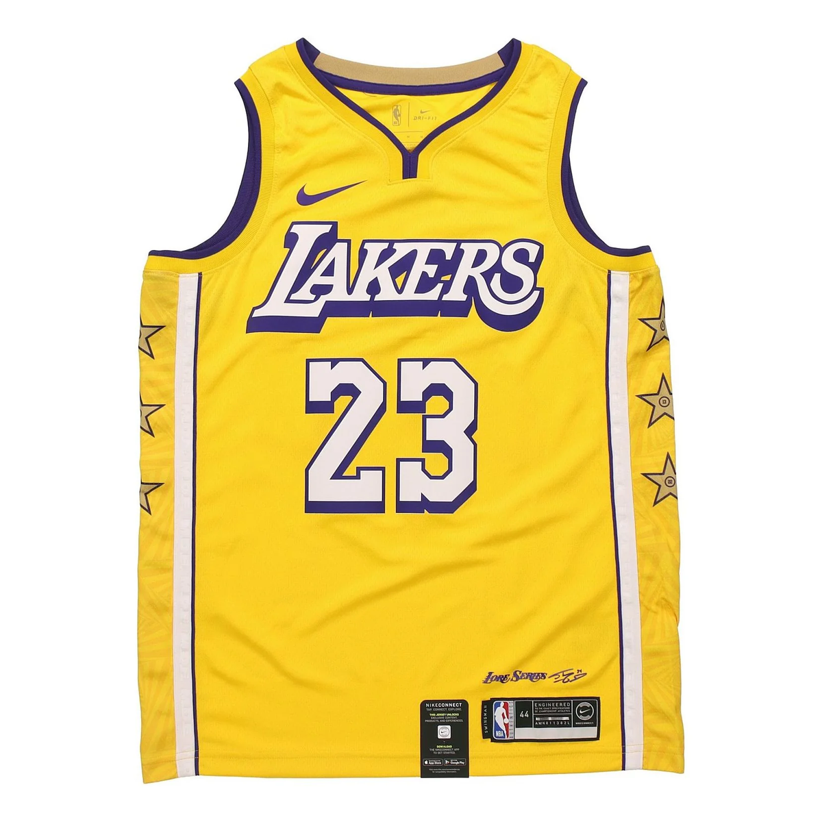 Nike NBA LeBron James #23 Los Angeles Lakers 2019–20 City Limited Fan Edition Swingman Jersey - AV4646-729