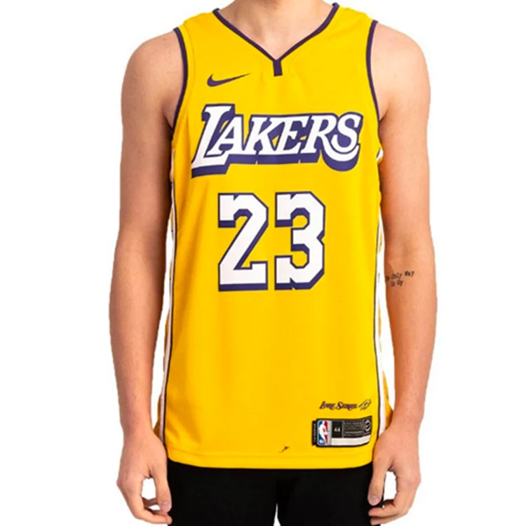 Nike NBA LeBron James #23 Los Angeles Lakers 2019–20 City Limited Fan Edition Swingman Jersey - AV4646-729