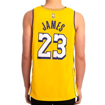 Nike NBA LeBron James #23 Los Angeles Lakers 2019–20 City Limited Fan Edition Swingman Jersey - AV4646-729