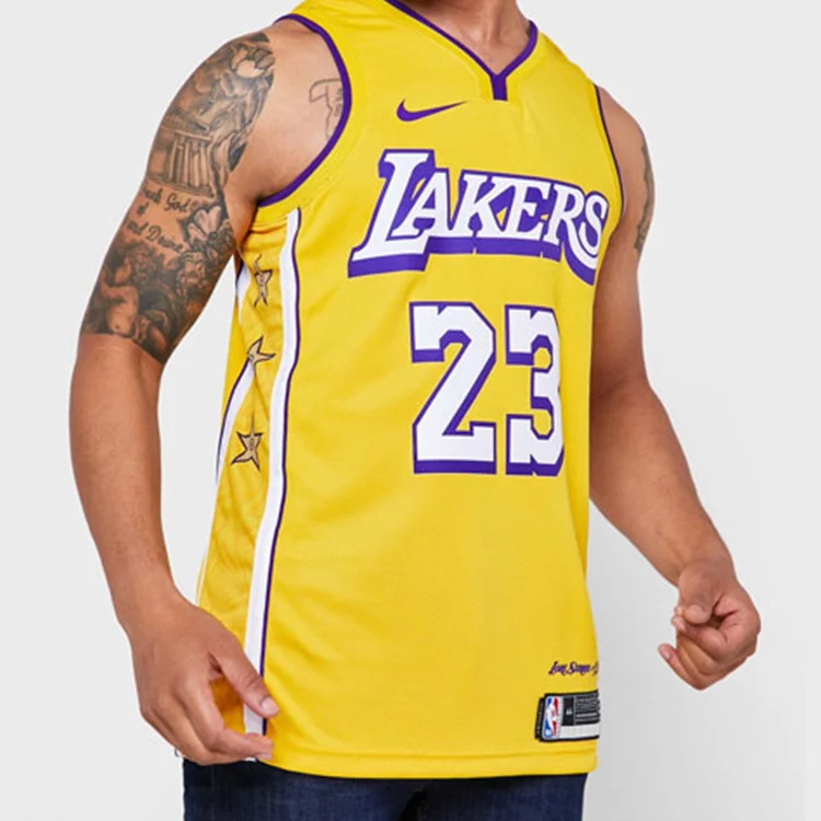 Nike NBA LeBron James #23 Los Angeles Lakers 2019–20 City Limited Fan Edition Swingman Jersey - AV4646-729