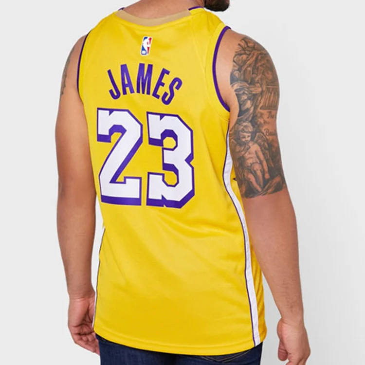 Nike NBA LeBron James #23 Los Angeles Lakers 2019–20 City Limited Fan Edition Swingman Jersey - AV4646-729