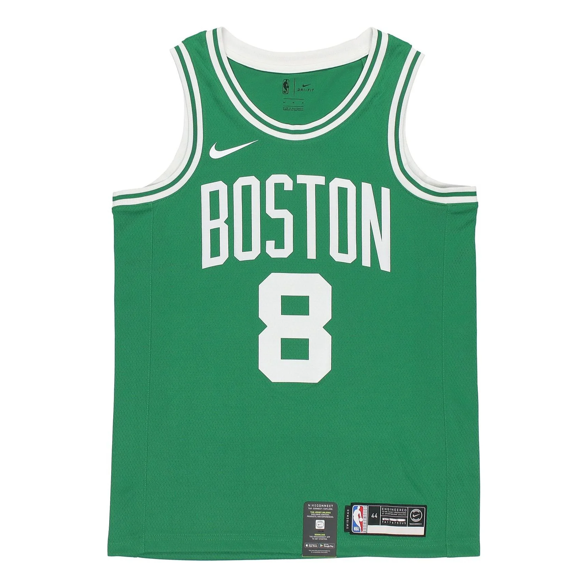 Nike NBA Boston Celtics No. 8 Green Fan Edition Swingman Jersey 864461-327