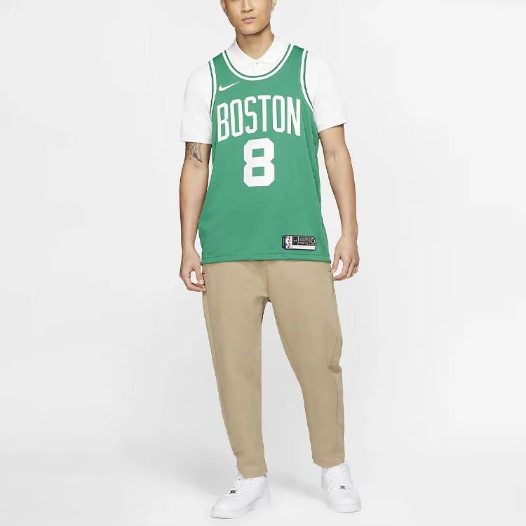 Nike NBA Boston Celtics No. 8 Green Fan Edition Swingman Jersey 864461-327