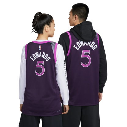 Nike NBA Anthony Edwards Minnesota Timberwolves City Edition Swingman Jersey – HM6334-525