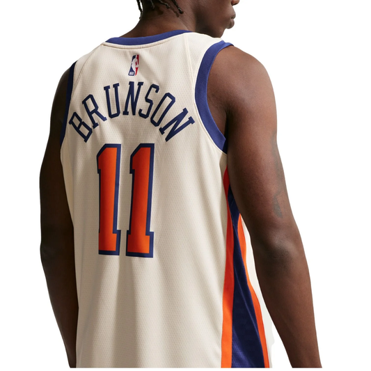 Nike NBA Jalen Brunson New York Knicks City Edition Swingman Jersey – HM5989-123