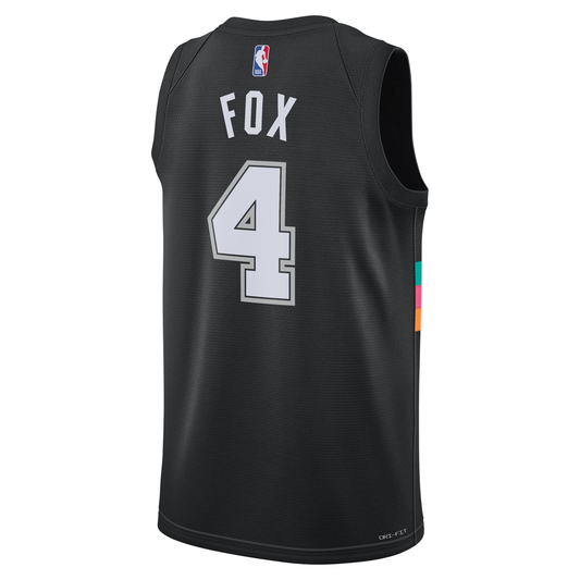 Nike NBA De'Aaron Fox San Antonio Spurs City Edition Swingman Jersey – HM5996-015