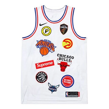 Nike x Supreme x NBA Teams Authentic Jersey - White - AQ4228-100
