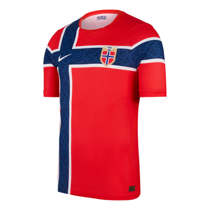 Nike Norway 2026-27 Match Home Aero-FIT Authentic Jersey - Chile Red/White IB5170-673