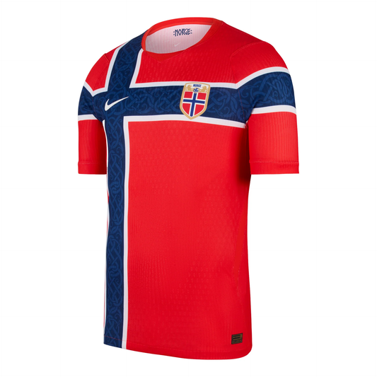 Nike Norway 2026-27 Match Home Aero-FIT Authentic Jersey - Chile Red/White IB5170-673