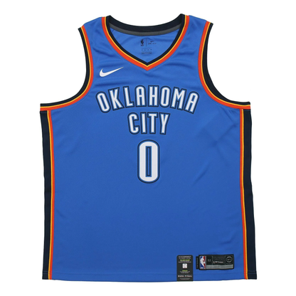 Nike Russell Westbrook Oklahoma City Thunder Icon Edition Swingman Jersey - Blue 864497-403