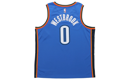 Nike Russell Westbrook Oklahoma City Thunder Icon Edition Swingman Jersey - Blue 864497-403