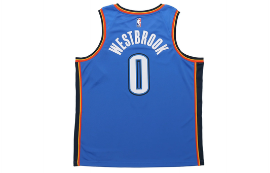 Nike Russell Westbrook Oklahoma City Thunder Icon Edition Swingman Jersey - Blue 864497-403