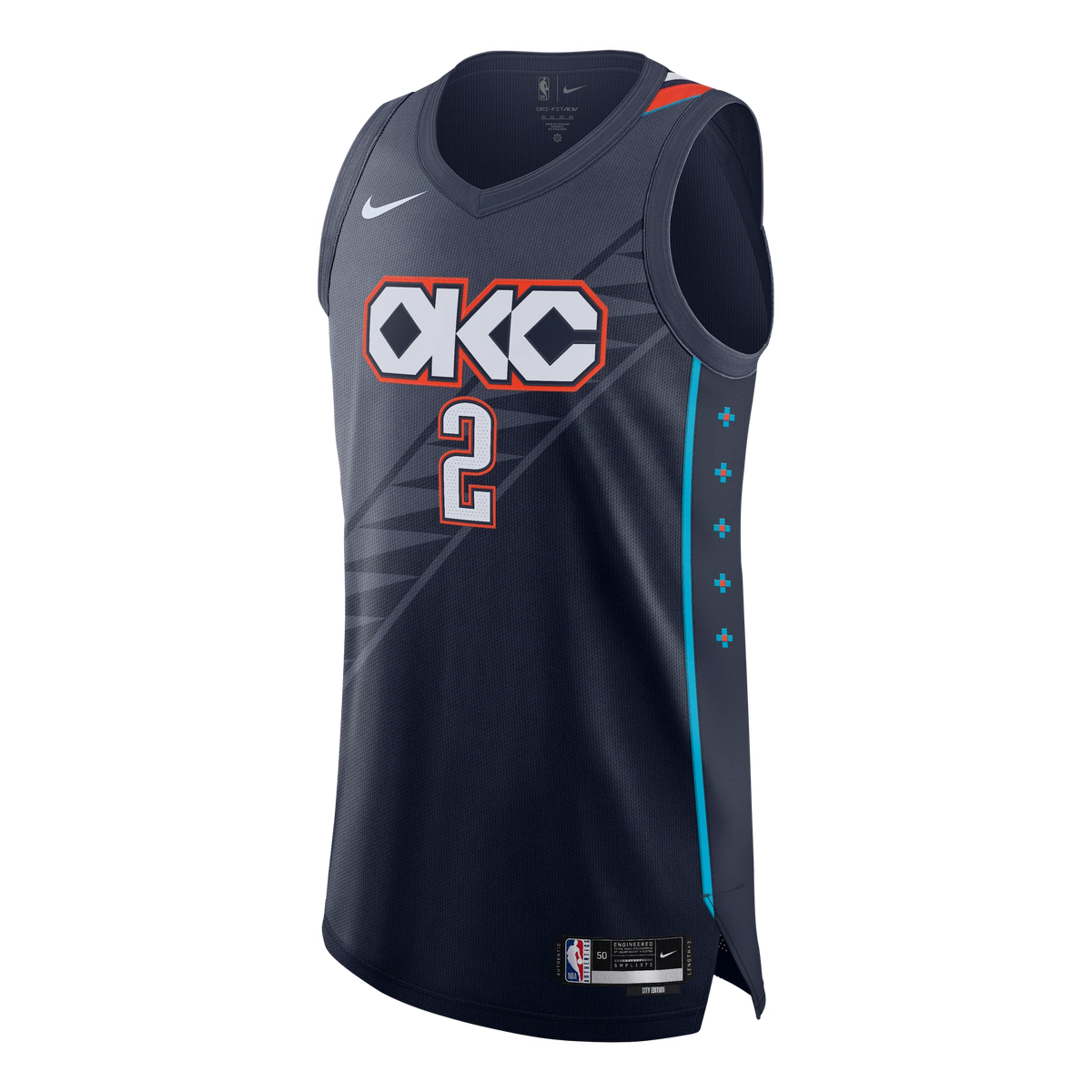 Nike Shai Gilgeous-Alexander Oklahoma City Thunder City Edition NBA Authentic Jersey – HM6117-438