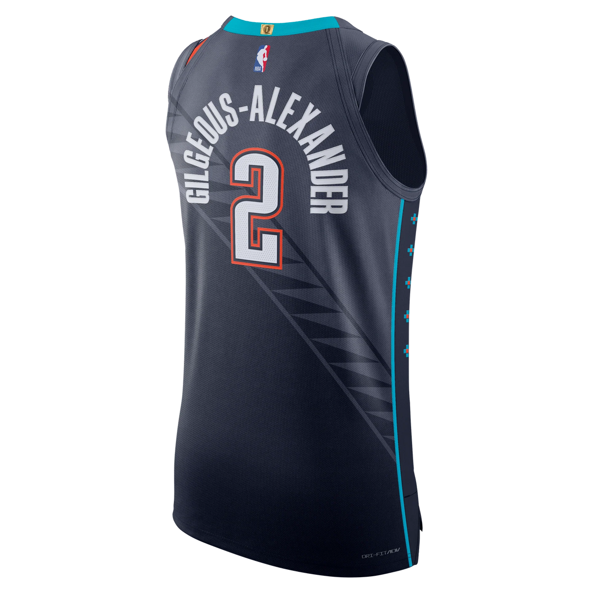 Nike Shai Gilgeous-Alexander Oklahoma City Thunder City Edition NBA Authentic Jersey – HM6117-438
