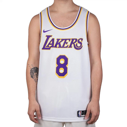 Nike NBA Los Angeles Lakers #8 Home Fan Edition Swingman Jersey - White CI9503-100