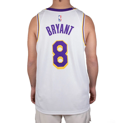 Nike NBA Los Angeles Lakers #8 Home Fan Edition Swingman Jersey - White CI9503-100