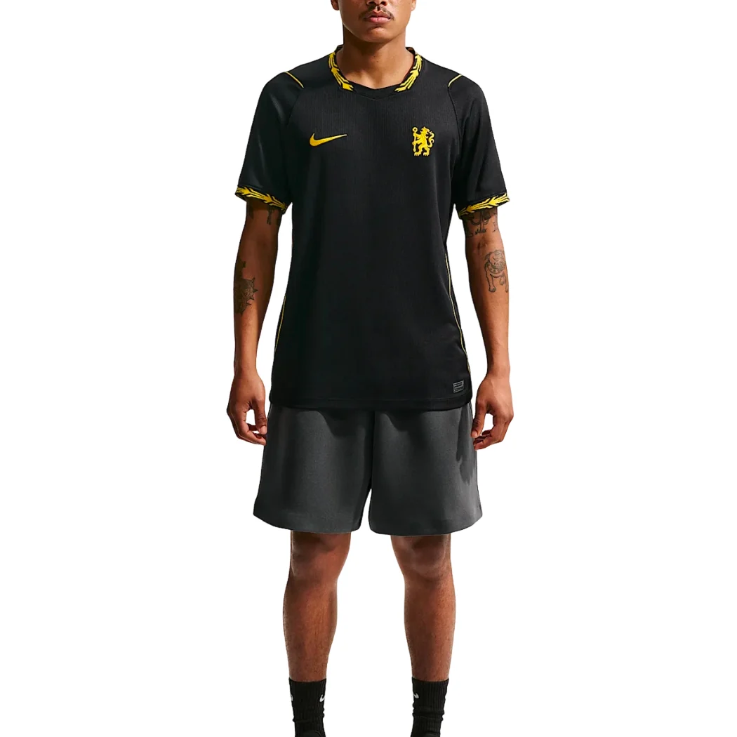 Nike x Chelsea FC 2026/27 Stadium Away Dri-FIT Replica Jersey - Black / Midwest Gold II1941-011