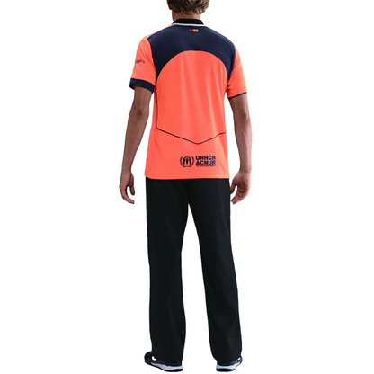 Nike x F.C. Barcelona 2025/26 Match Third Dri-FIT ADV Total 90 Authentic T-Shirt - Bright Mango / Midnight Navy HM3193-855