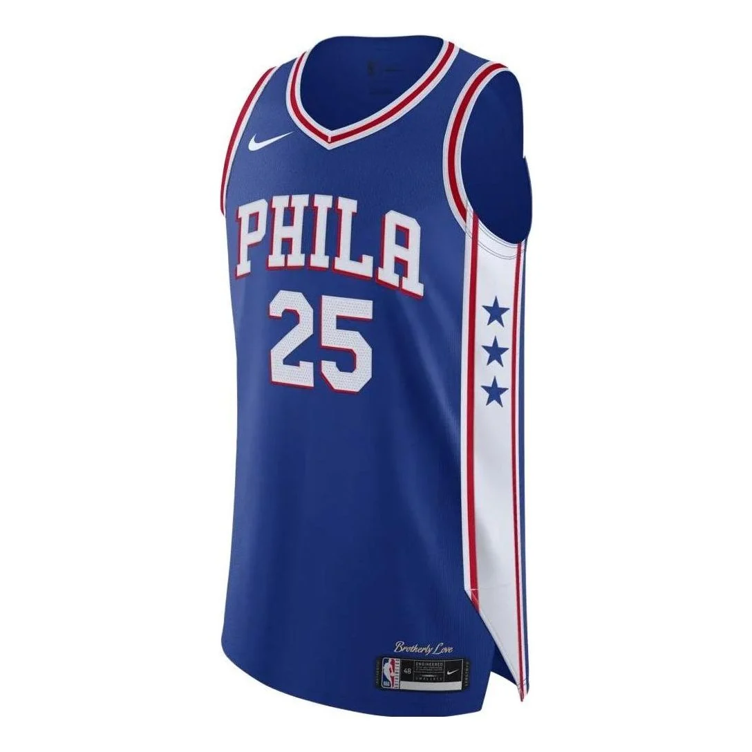 Nike x NBA Philadelphia 76ers 2020 Icon Edition Authentic Jersey - Ben Simmons 25 - CW3457-495