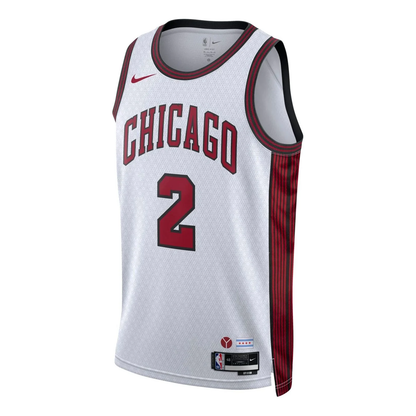 Nike x NBA Chicago Bulls Lonzo Ball Jersey - White - DO9588-103