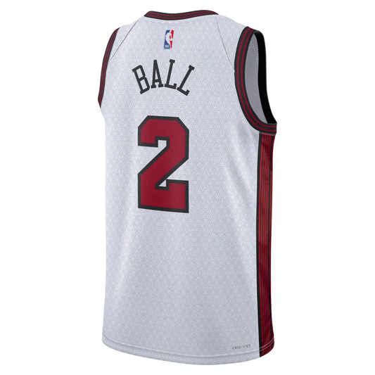 Nike x NBA Chicago Bulls Lonzo Ball Jersey - White - DO9588-103