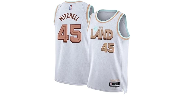 Nike x NBA Cleveland Cavaliers Donovan Mitchell Jersey - White - DQ0239-100